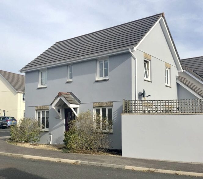 light grey detached house